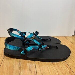 Luna Sandals Mono Winged Edition Mountain Crystal Blue Thong Men’s Size 13 NWOB